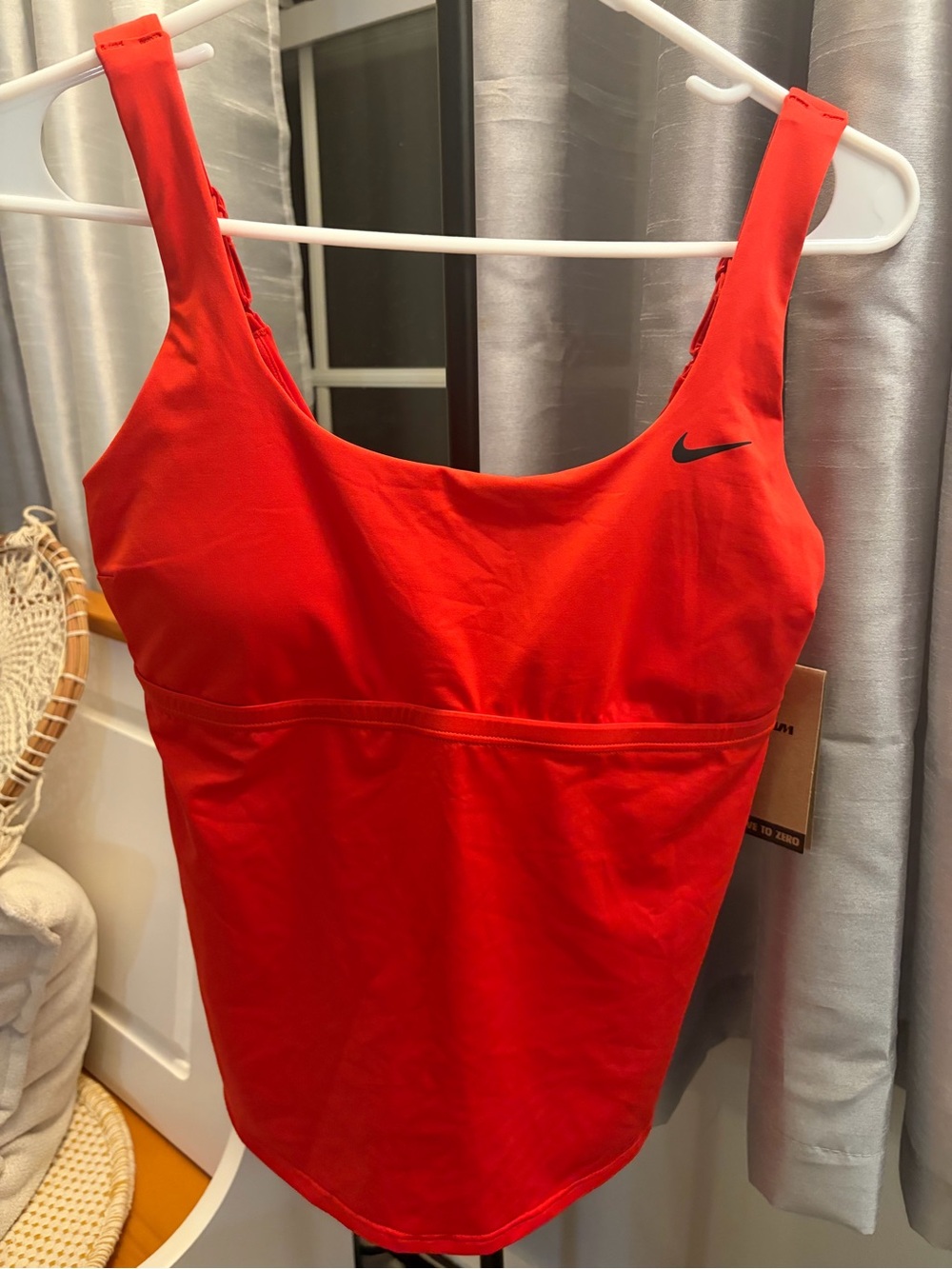 Nike Red Scoop-Neck Tank